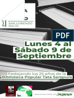 Agenda Feria Del Libro Sanlo 23