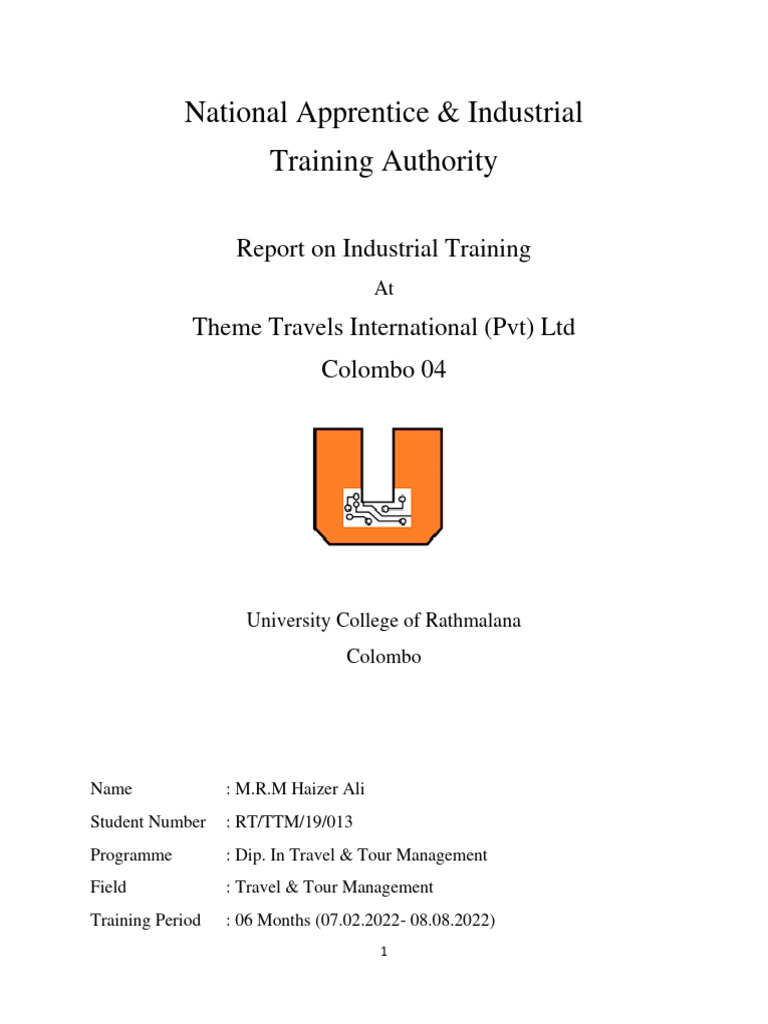 NAITA Industrial Training Report 2022 | PDF