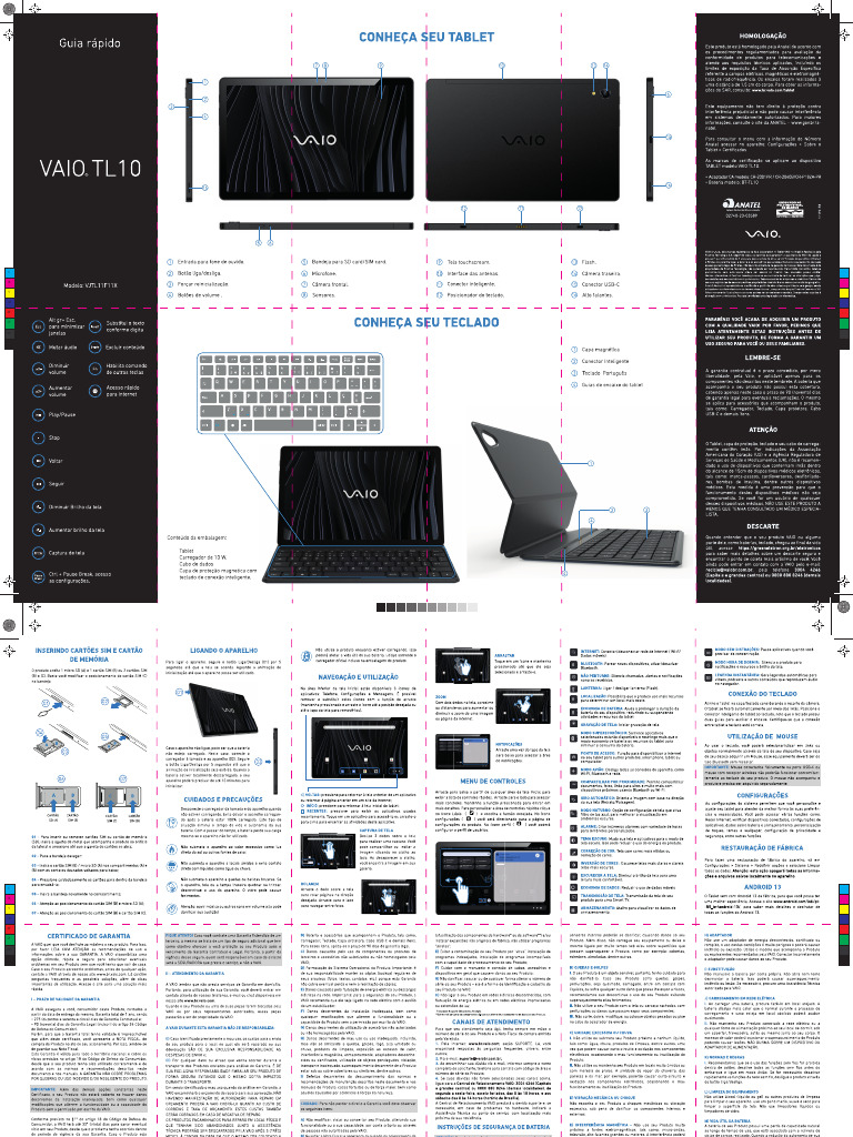 Manual Vaio Tl10 | PDF