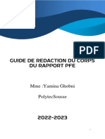 Guide de Redaction Du Corps Du Rapport Pfe