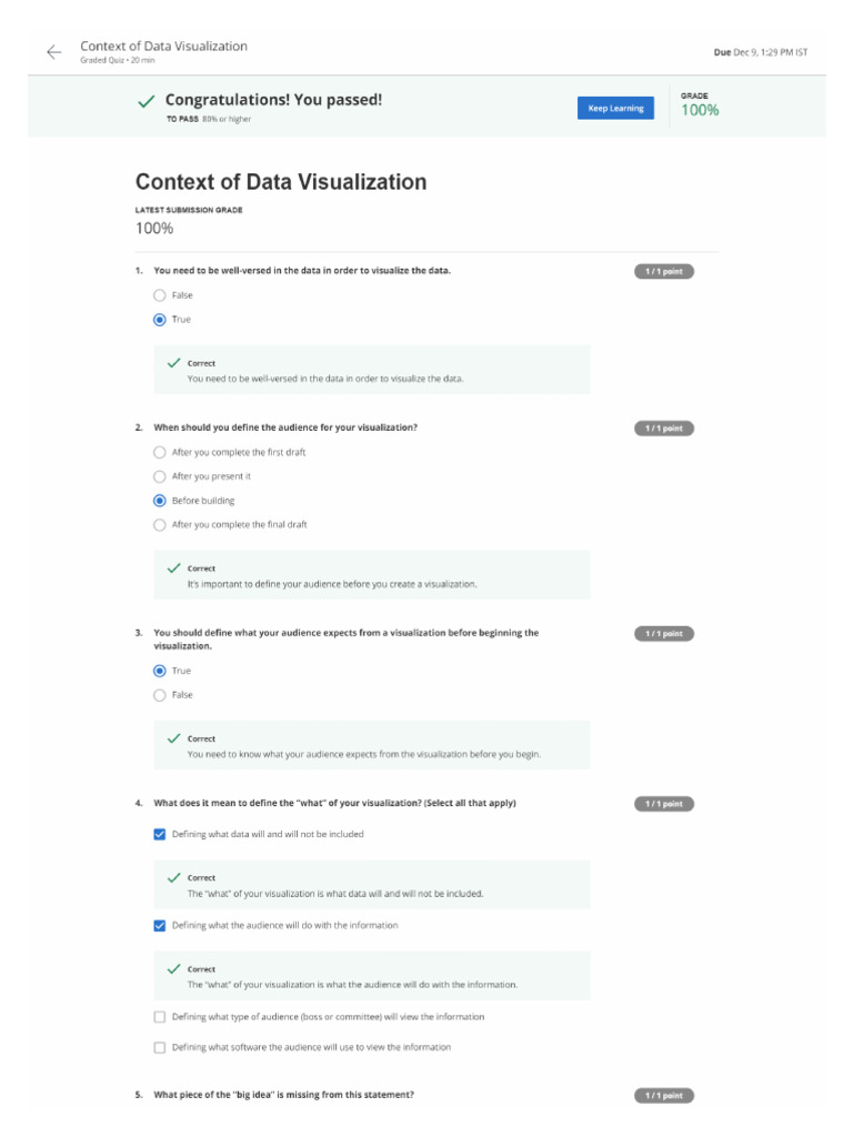 Quiz 3 context of data visualization pdf