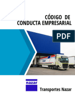 Codigo de Conducta Empresarial Transportes Nazar