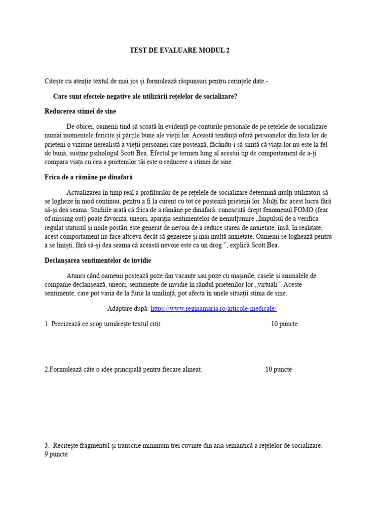 Test Modul 2 | PDF
