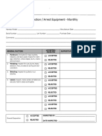 3M Fall Pro Inspection Checklist Logs