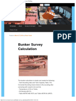 Bunker Survey Calculation - Marine Cargo Ship Surveyors Webblog