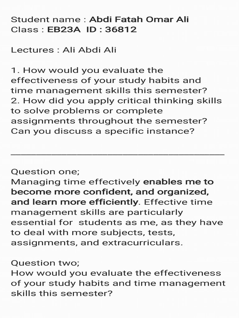 Assignment For Critical Thinking | PDF