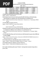 Assignment MySQL