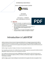 Présentation LABVIEW Exo 1-28