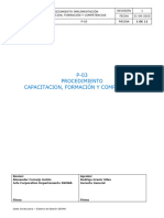 P-03 Procedimiento Capacitacion, Formación y Competencias