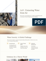 A2O Extracting Water From Air