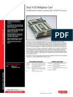 Dual 1×20 Multiplexer Card: 40 Differential Channels, Automatic CJC w/3721-ST Accessory