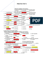 PRACTICE TEST 5 - Bài Làm