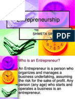 Entrepreneurship: Shweta Singh