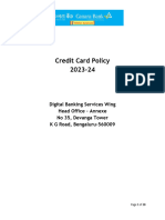 CREDIT CARD POLICY 2023 24 01042023