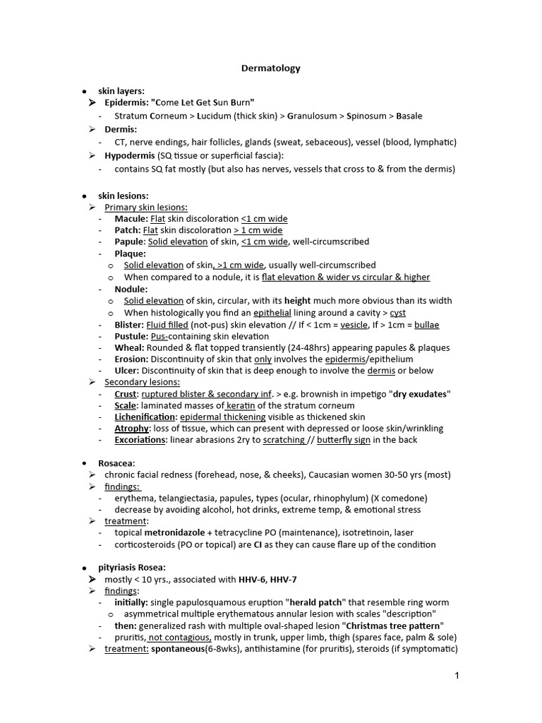 Dermatology Pdf