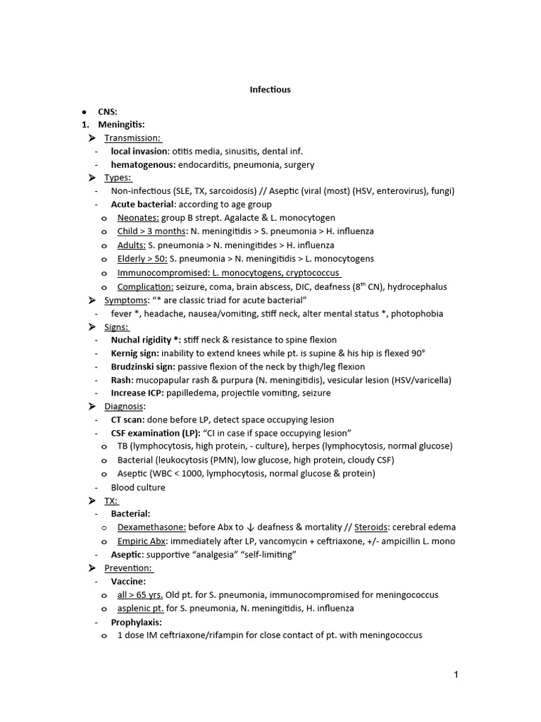 Infections | PDF | Science & Mathematics