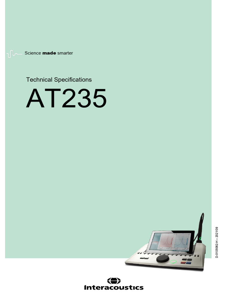 D 0105062 H 2021 09 At235 Technical Specifications | PDF