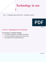 L1 Slides - Technology Around Us - Y1