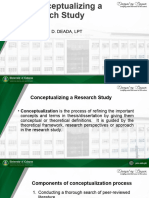 Ii. Conceptualizing A Research Study