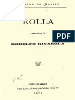 Rolla - Alfredo de Musset