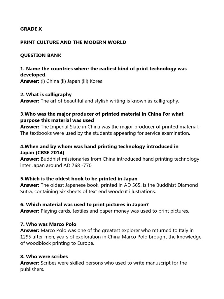 x-print-culture-question-bank-pdf