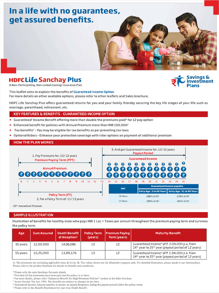 hdfc-life-sanchay-plus-guaranteed-income-option-pdf