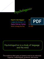 Psycholinguistics 140314095005 Phpapp01