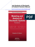 Modeling and Analysis of Stochastic Systems 3rd Kulkarni Solution Manual