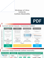 Strategy of Hino Towards Carbon Neutrality