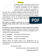 COMUNICADO de La Reunion de Comite