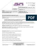 S.1112-073R (Legislative Agenda Resolution)