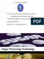 Lecture 2 Sugar Processing Technology