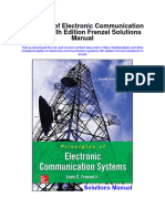 Principles of Electronic Communication Systems 4th Edition Frenzel Solutions Manual