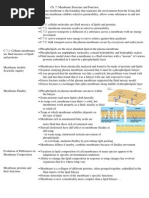 CH 7 Membrane Structure and Function