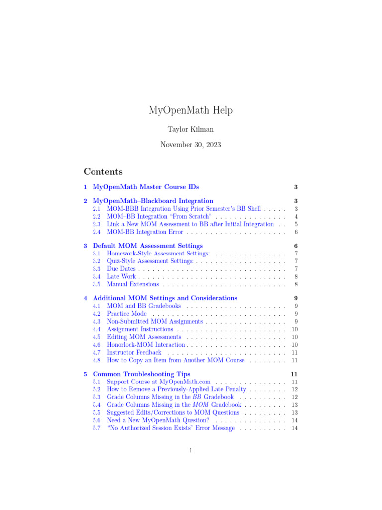 Myopenmath Documentation | PDF | Http Cookie | Computer File