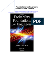 Probability Foundations for Engineers 1st Nachlas Solution Manual