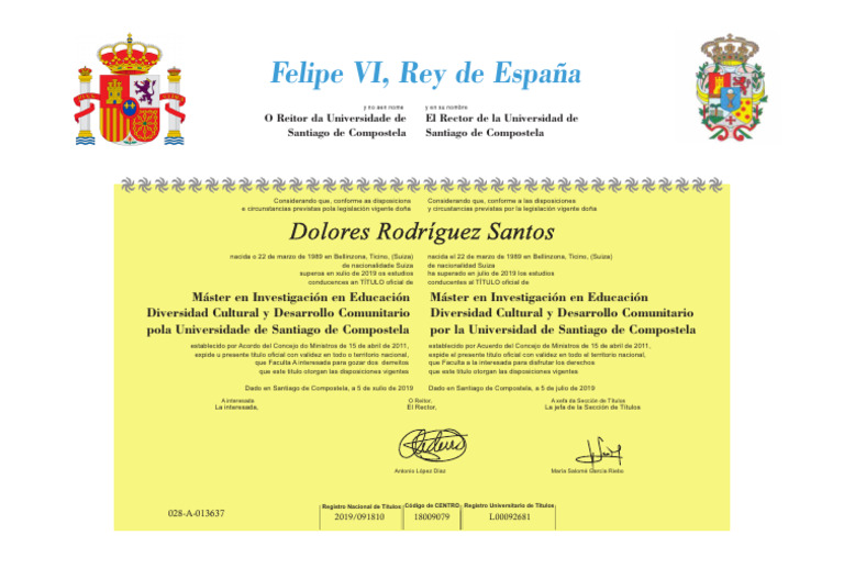 Universidad Santiago de Compostela | PDF