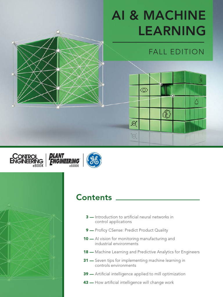 AI & Machine Learning in Industry | PDF | Machine Learning | Artificial ...