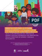 Orientaciones para la revisión,fortalecimiento y actualización de los manuales de convivencia escolar para el 2023