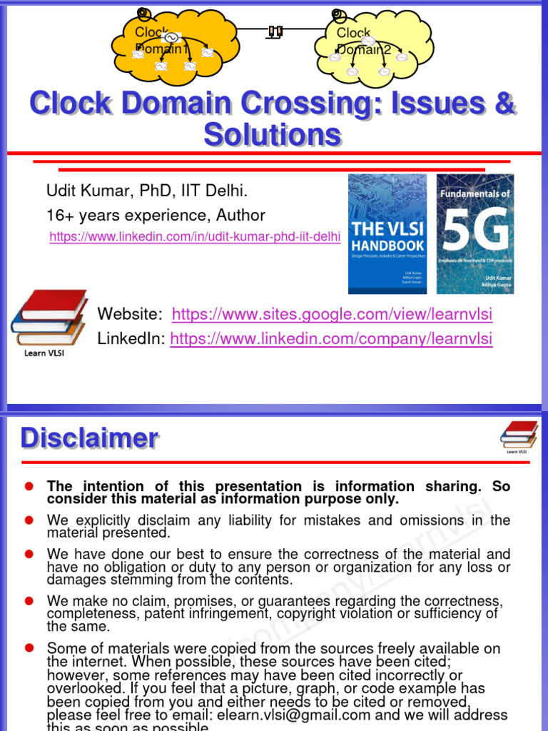 Clock Domain Crossing Issues & PDF Electrical Engineering
