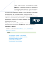 Índice: Constituyen Solamente El 20% de La Totalidad de Animales Vivos Del Planeta? Y