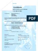 Certificate For Military Technical Equipment Din2303 Drasov en