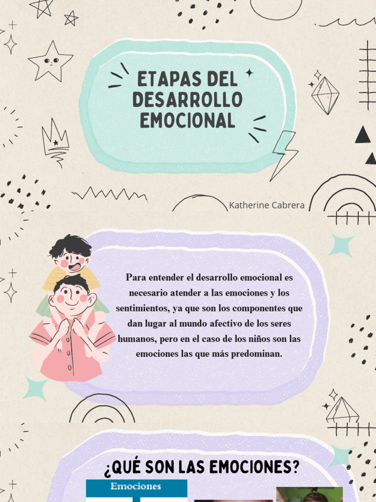 Etapas del Desarrollo Emocional Infantil | PDF
