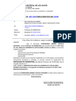INFORME 005-2019 - #Exp. E-06270-2019 CERTIFICADO DE PARAMETROS