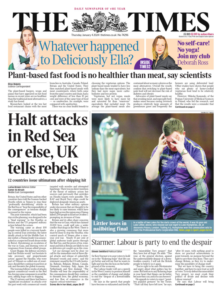 The Times - January 4, 2024 | PDF