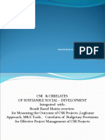 CSR and SDG Presentation For Project Management & Evaluation Draft 2024