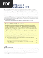 Answers For Chapter 2: How Organisations Use ICT 1: Questions 1 To 3 Relate To This Scenario