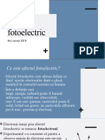 EFECTUL FOTOELECTRIC Proiect