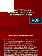 Business Growth With Employee Satisfied