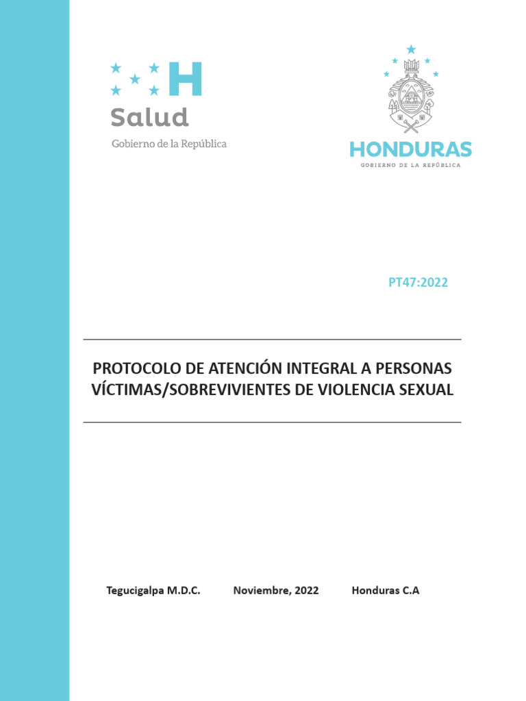 Protocolo Atención a Víctimas de Violencia Sexual | PDF | Control de la ...